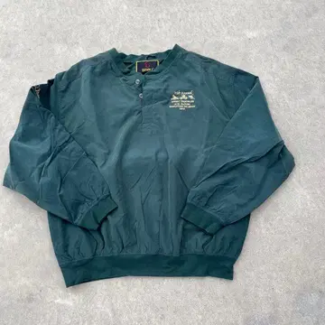 BARU 다크 그린 나일론 자켓 L