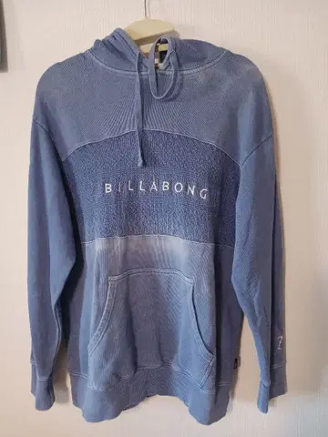 BILLABONG 후드 부착 후드티 블루