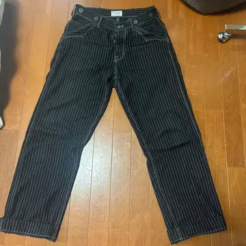 SCHOTT 히코리 데님 블랙 30