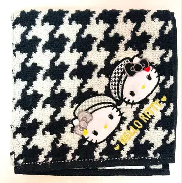 쁘띠 타월 흑백 걸리시 쌍둥이 코디 핸드 타월