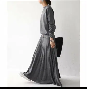 안티카 니트 원피스 그레이