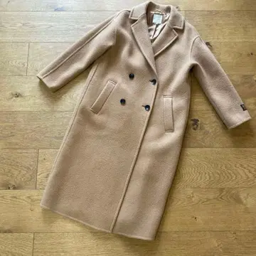 새상품 [Oggi 게재] 쿠미쿄쿠 롱 코트 오버 체스터 사이즈 2 브라운