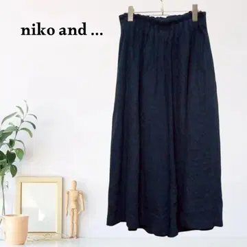 zC67 [ M ] niko and - 플레어 와이드 팬츠 A라인 개더