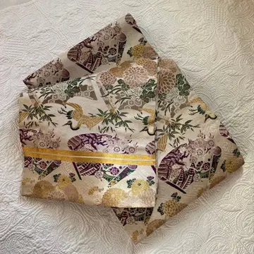 앤티크 마루오비 학 문양 길상 문양