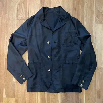 LaLa Begin 별주 유니버셜 오버롤 오피서 자켓 블랙