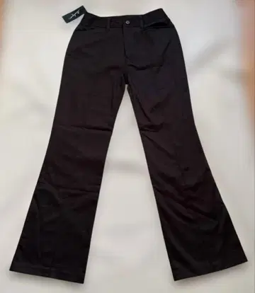 앙제리크 블랙 여성 팬츠 스트레치 소재 발수 가공