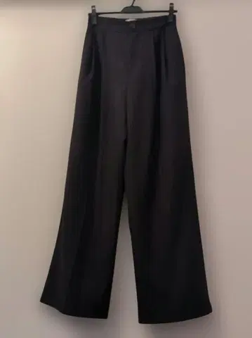 SNIDEL 블랙 와이드 팬츠