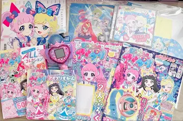 비밀의 아이프리 팬북 설정 자료집 마이크 등 세트