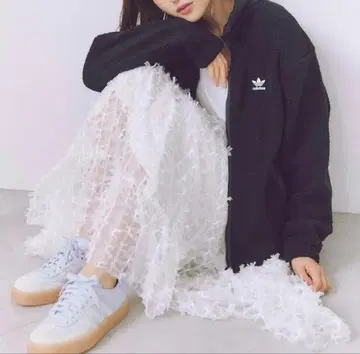 SNIDEL [ adidas Originals ] 보아 블루종