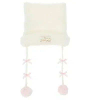 디즈니 마리 니트 캡 니트 모자 퍼 미사용 새상품