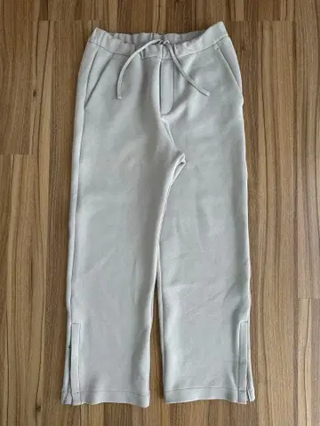 COS 코스 라이트 베이지 와이드 스웨트 팬츠