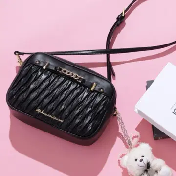 JILL by JILLSTUART 퍼피 미니백 블랙