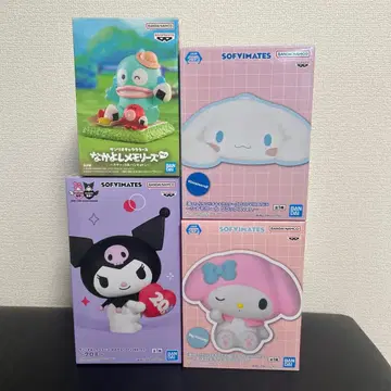 쿠로미 마이멜로디 시나모롤 한교동 피규어 4점 묶음 판매