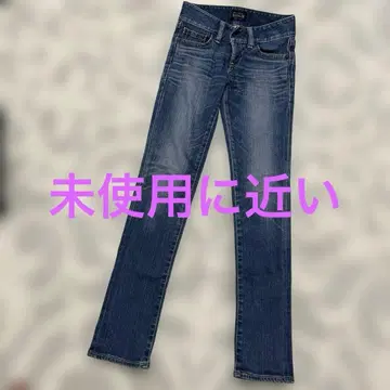 MOUSSY 다크 블루 스키니 데님