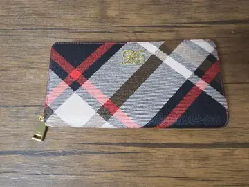 DAKS ACC 여성용 체크 무늬 장지갑