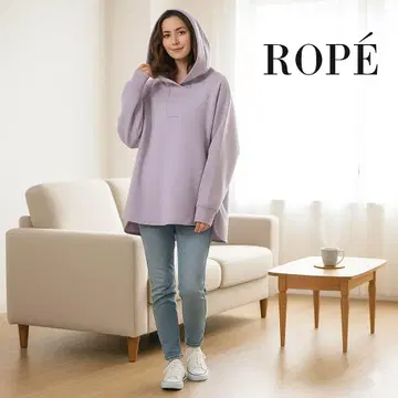 ROPE 라벤더 컬러 후디 풀오버 M