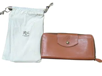 IL BISONTE 브라운 장지갑 수납 가방 포함