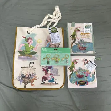 도쿄디즈니씨 판타지 스프링스 피터팬 굿즈 4종 세트 새상품