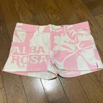 ALBA ROSA 격자무늬 숏팬츠