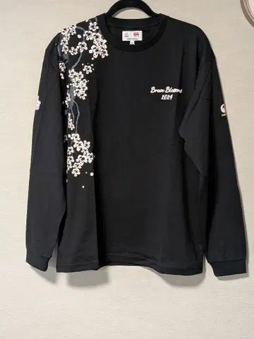 미사용품 캔터베리 Canterbury 블랙 긴팔 2024 일본 대표