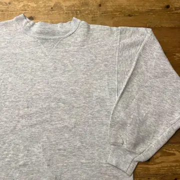 90s Hanes 헤인즈 USA제 앞 V 멜란지 맨투맨