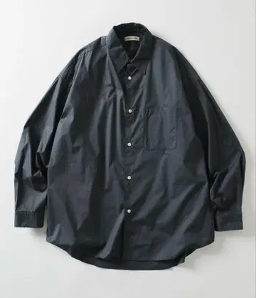 프릭스스토어 릴랙스 핏 레귤러 셔츠 M 차콜 그레이