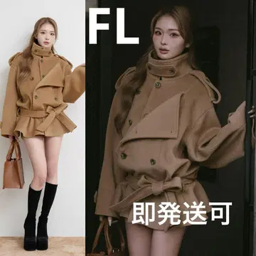 다리치 드롭 숄더 자켓 코트