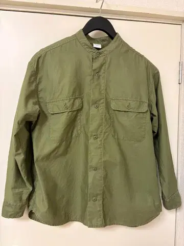 어반 리서치 도어스 코튼 밀리터리 스탠드 셔츠 M