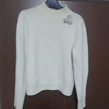 ANAYI 비쥬 니트 화이트