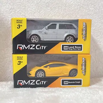 RMZ City 미니카 세트 2대 람보르기니 랜드로버 1/36