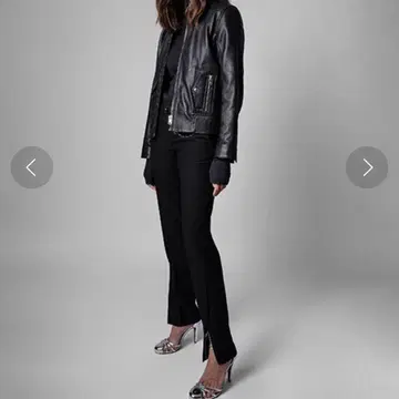 ZADIG&VOLTAIRE 크레이프 집업 팬츠 34