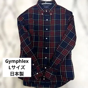 짐플렉스 기모 체크 셔츠 L 사이즈