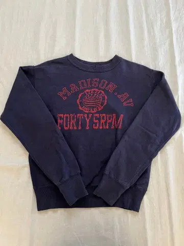 45rpm 네이비 맨투맨 사이즈 2