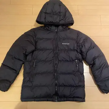 mont-bell 블랙 다운 자켓 Kids 150