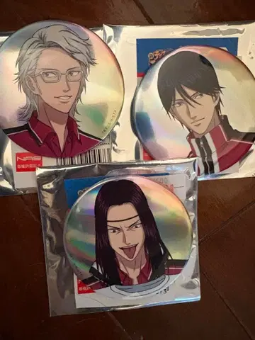 테니스의 왕자님 테니프리 캔뱃지 3개 세트