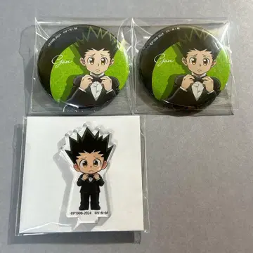 HUNTER x HUNTER 캔뱃지&미니 아크릴 스탠드(수트) 곤