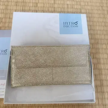 INTRODUCTION 골드 장지갑