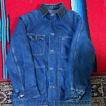 데님 자켓 다크 블루 플리스 안감