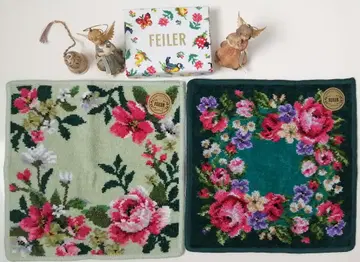 [ FEILER 페일러 ] 앙투아네트 마리안 손수건 2장 세트 새상품