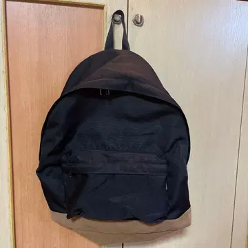 심플 백팩 블랙/브라운