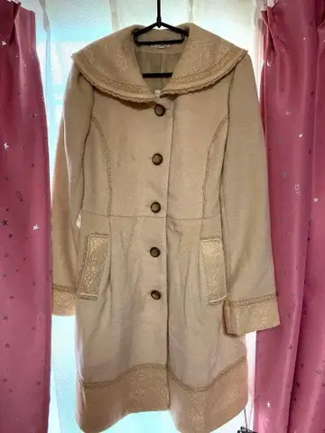 세일러 카라 롱 코트 미사용 새상품