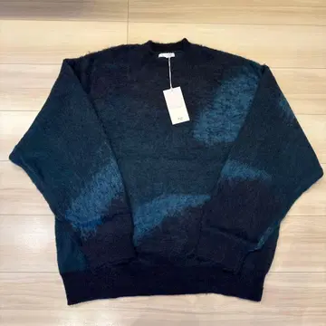WYM 다크 블루 니트 스웨터 L 사이즈
