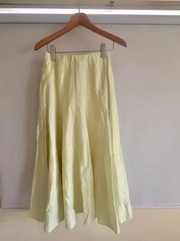 [ Mila Owen ] 플레어 스커트 체형 커버 봄/여름 외출용 깔끔한