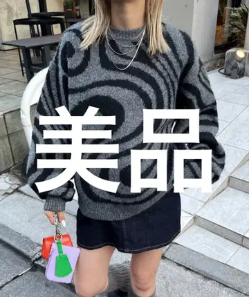 WHO'S WHO gallery 웨이브 니트