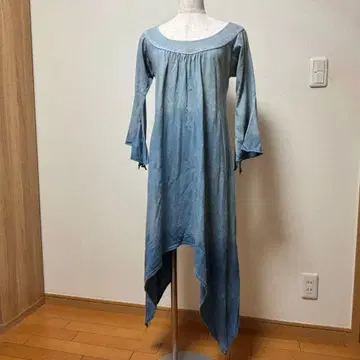 Payaka 헴프 벨 슬리브 원피스 튜닉