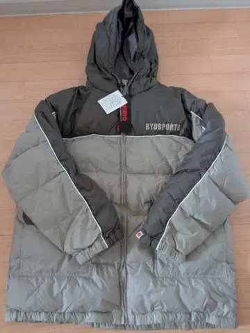 택 포함 새상품 RYUSPORTS 다운 코트 자켓