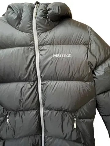 마모트 디펜더 후드 부착 블랙 다운 자켓 M 사이즈