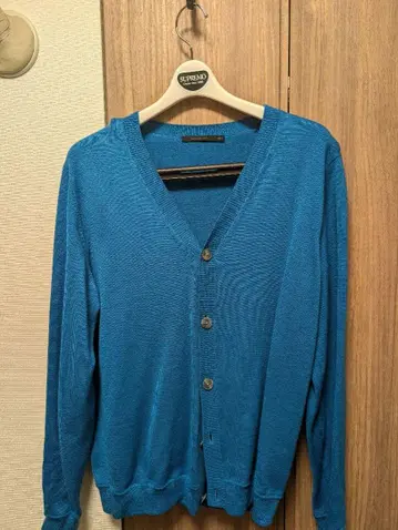 DESIGN WORKS 터콰이즈 가디건