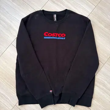 코스트코 블랙 맨투맨 남성용 S 여성용 M