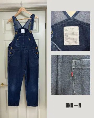 RNA-N 다크 데님 오버롤